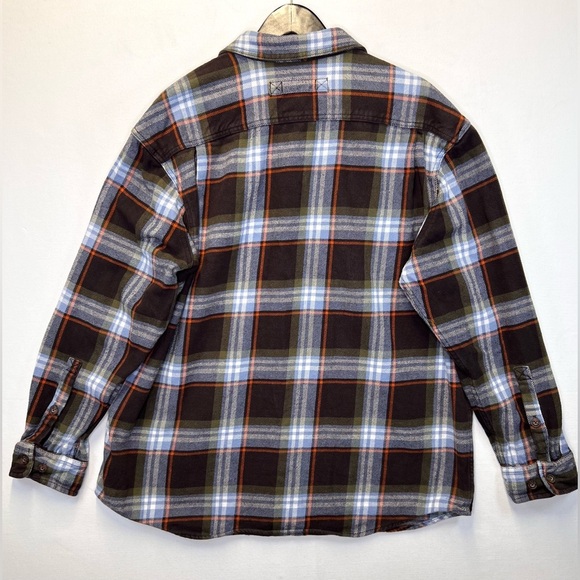 Duluth Trading Burleyweight men’s plaid button down shirt size XL outdoor casual - Picture 6 of 6